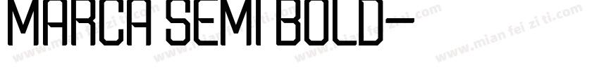 Marca Semi Bold字体转换